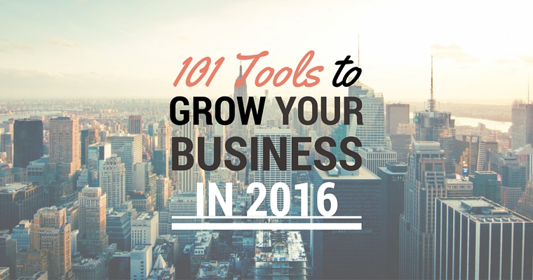 101 Tools to Grow Your Business in 2016 | SEJ