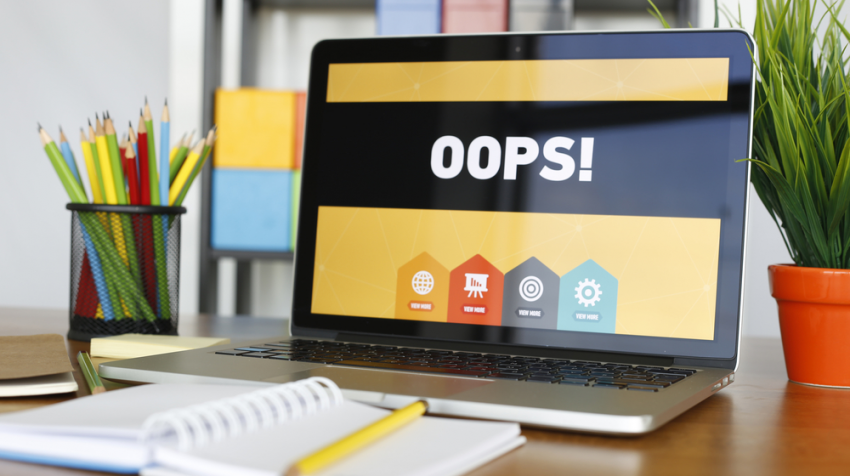 small business mistakes online